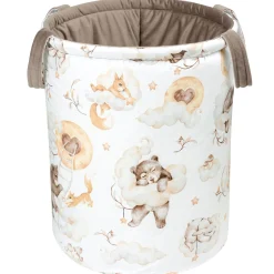 Kosz na zabawki, dwustronny - Sweet Teddy i Latte Velvet