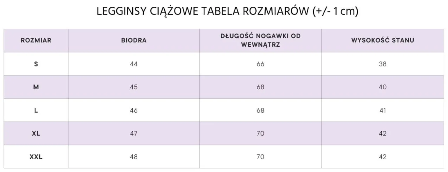 Legginsy Ciążowe Mama