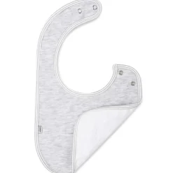 Śliniaczek bawełniany Basic Grey Melange 3 pack
