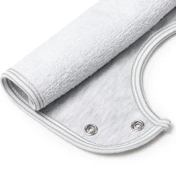 Śliniaczek bawełniany Basic Grey Melange 3 pack