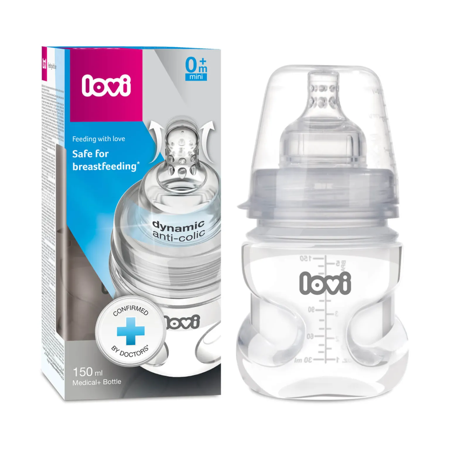 LOVI Butelka Medical+ 150 ml