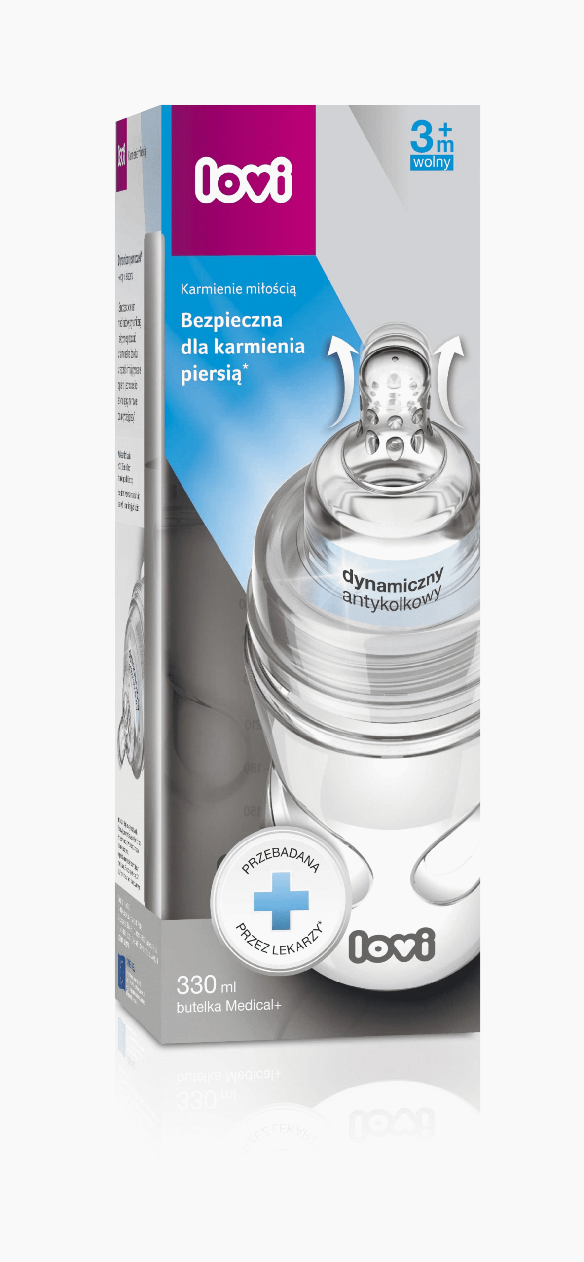 LOVI Butelka Medical+ 330 ml