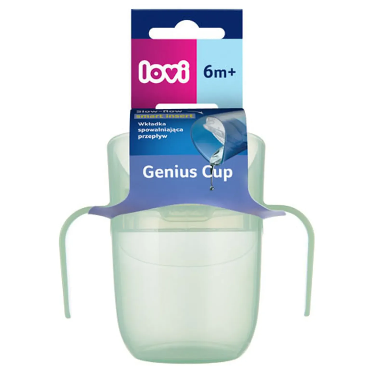 LOVI Kubek treningowy Genius 150 ml Pistachio