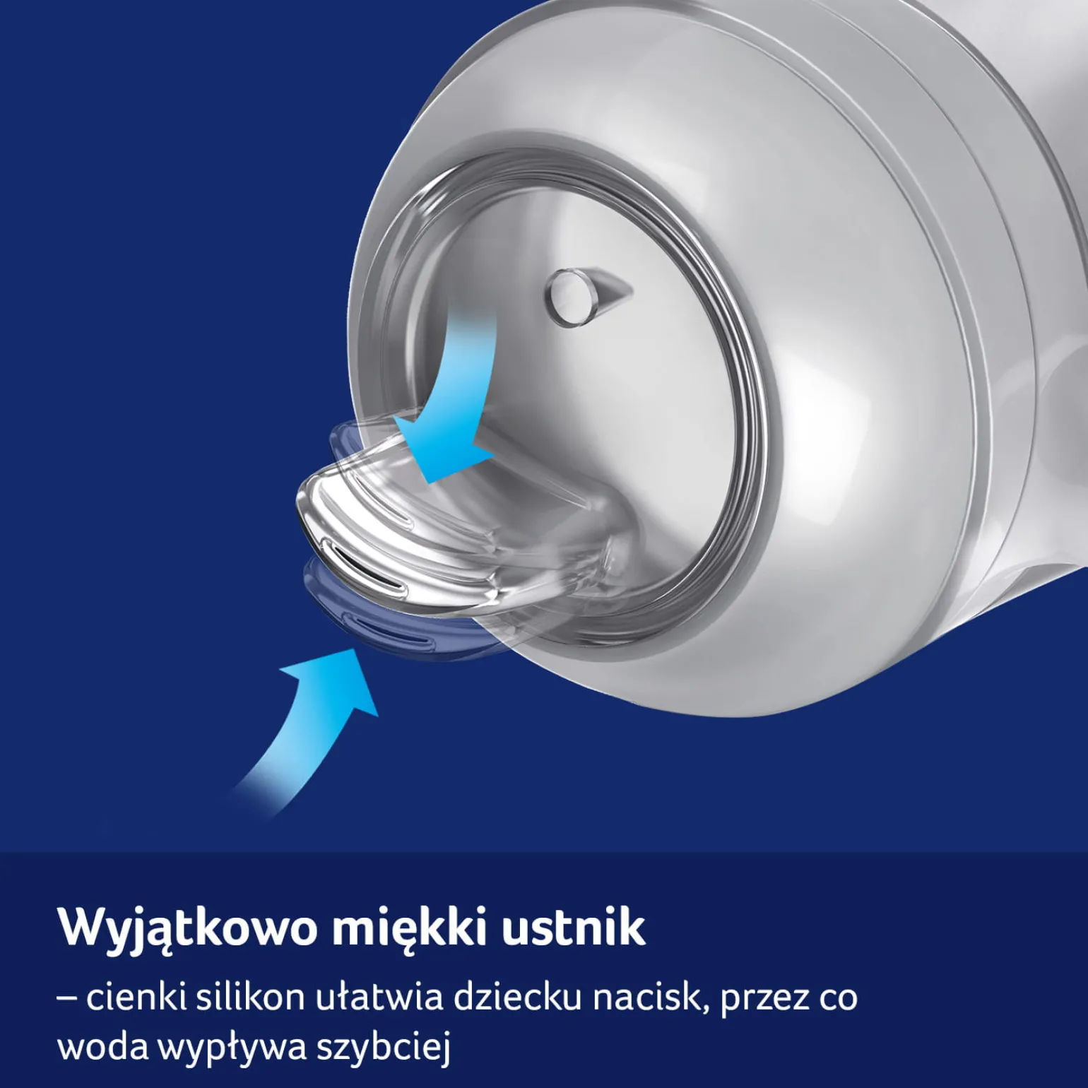 LOVI Pierwszy Kubek z ustnikiem 150 ml Blue