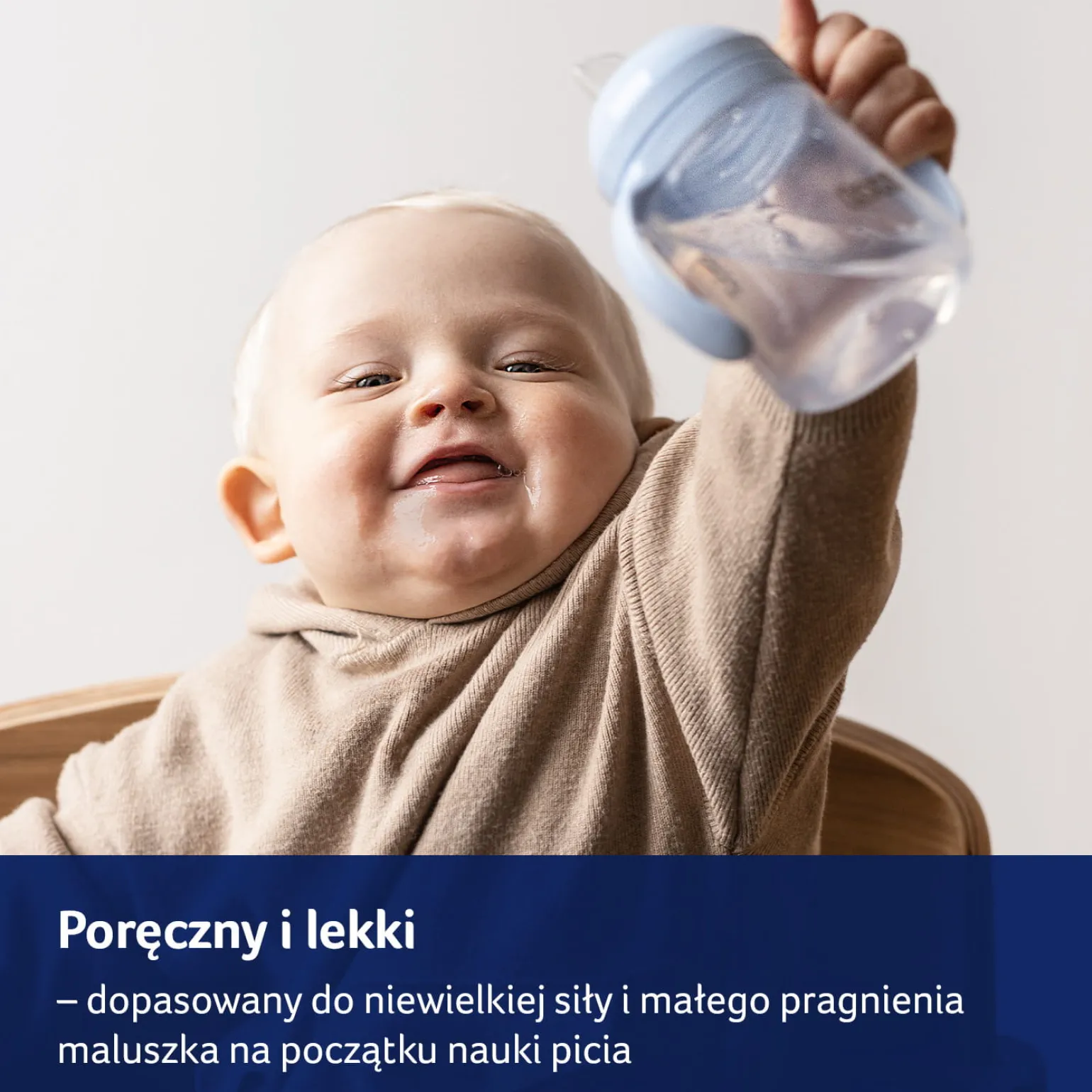 LOVI Pierwszy Kubek z ustnikiem 150 ml Blue