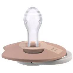 LOVI Prime Glow Smoczek silikonowy dynamiczny 0-6m 1 szt. Blush