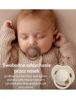 LOVI Prime Glow Smoczek silikonowy dynamiczny 0-6m 1 szt. Blush