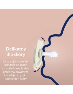 LOVI Prime Smoczek silikonowy dynamiczny 0-6m 1 szt. - Blush