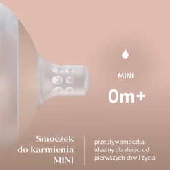 LOVI Smoczek dynamiczny do karmienia Mammafeel 0m+ MINI 1 szt.