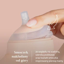 LOVI Smoczek dynamiczny do karmienia Mammafeel 0m+ MINI 1 szt.