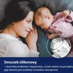 LOVI Smoczek silikonowy dynamiczny 0-2m Baby Shower Boy, 2 szt.
