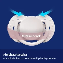 LOVI Smoczek silikonowy dynamiczny 0-2m Baby Shower Boy, 2 szt.