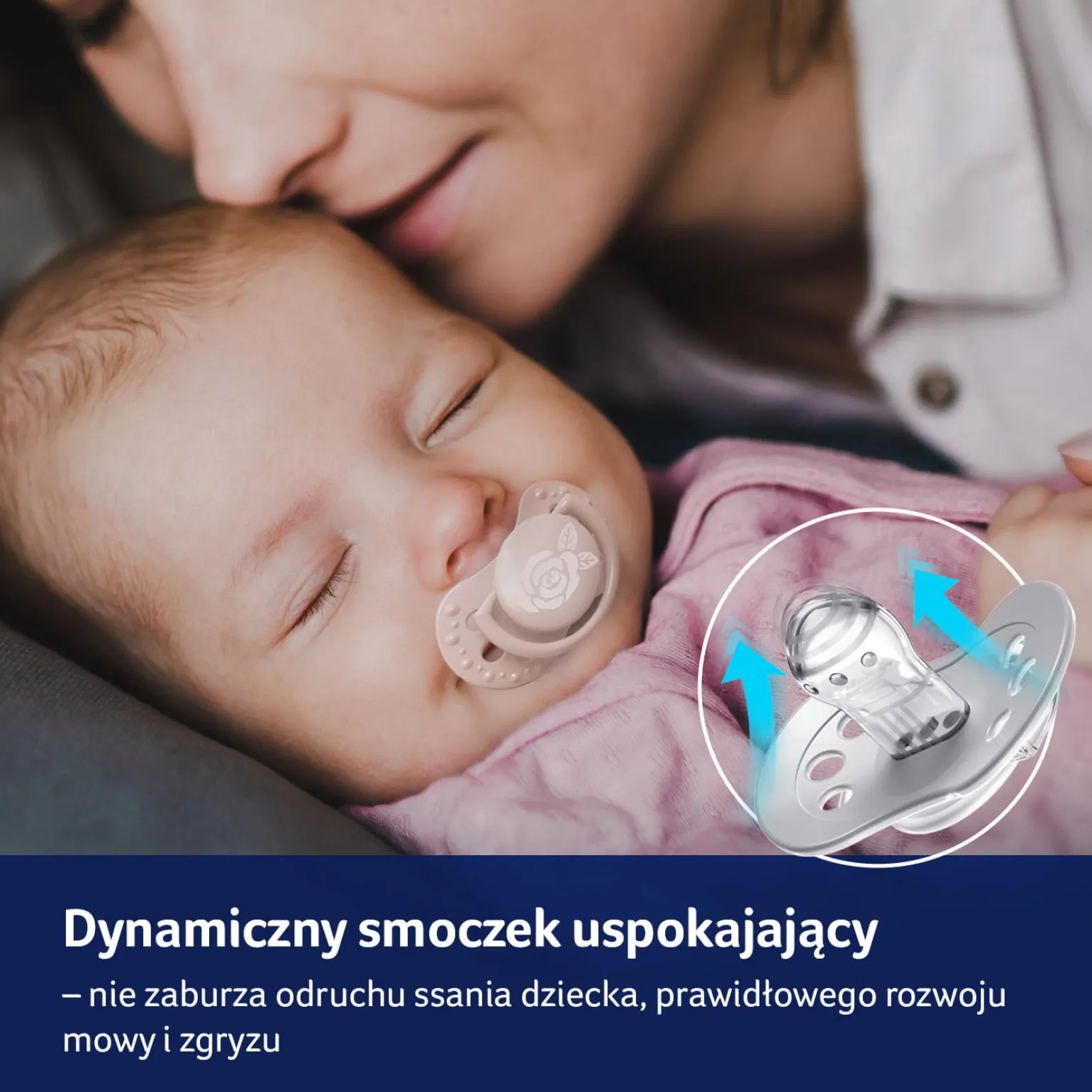 LOVI Smoczek silikonowy dynamiczny 0-2m Baby Shower Girl, 2 szt.