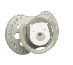 LOVI Smoczek silikonowy dynamiczny 6-18m Buddy Bear, 2 szt.