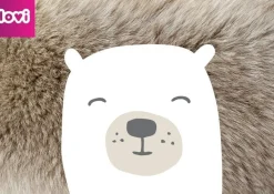 LOVI Smoczek silikonowy dynamiczny 6-18m Buddy Bear, 2 szt.