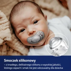LOVI Smoczek silikonowy dynamiczny 6-18m Harmony, 2 szt.