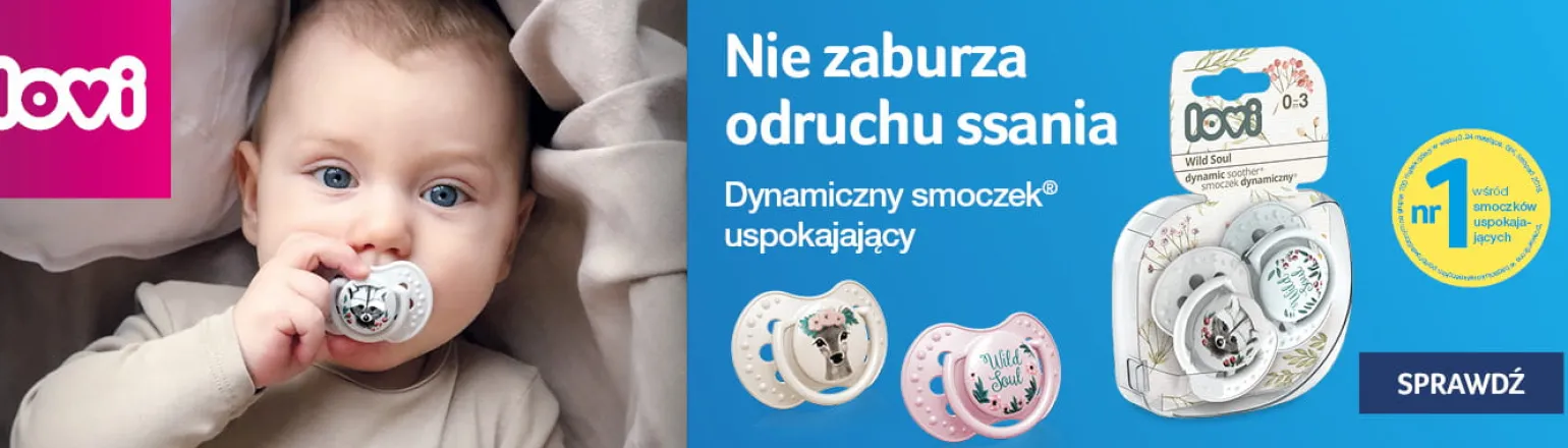 LOVI Smoczek silikonowy dynamiczny 6-18m Wild Soul Boy, 2 szt.