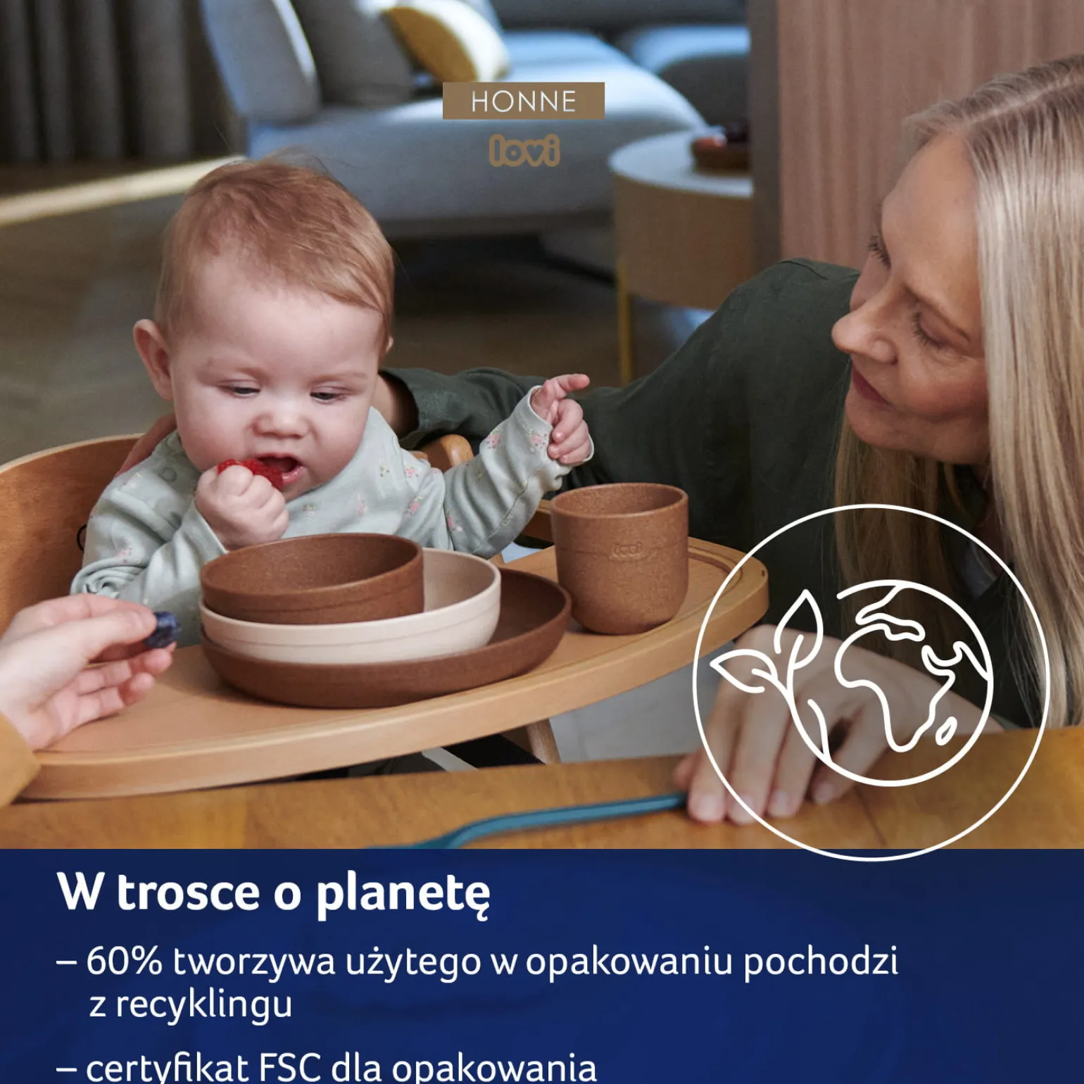 LOVI Talerzyki dla niemowląt Tamarillo