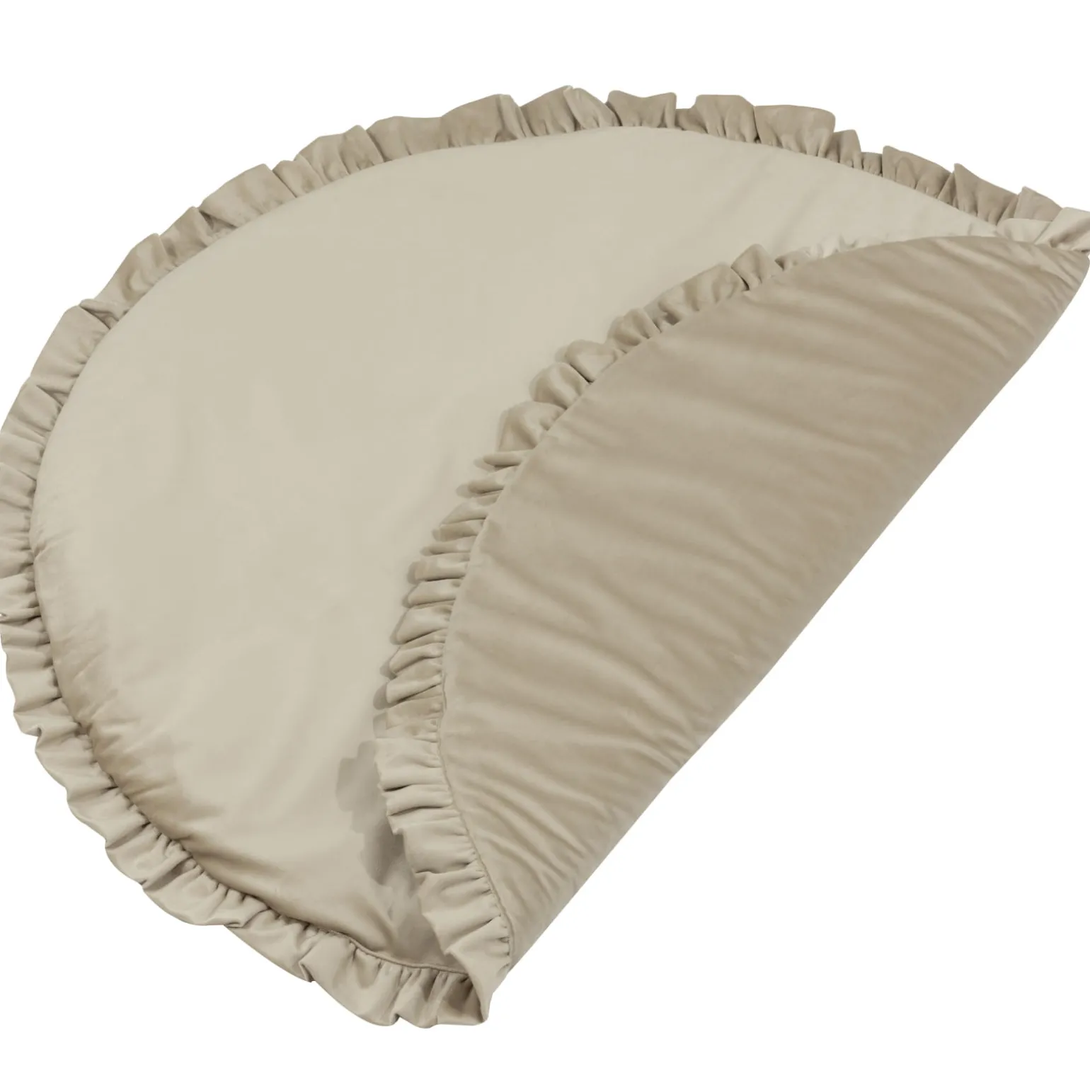 Mata do zabawy - Cappuccino Soft Velvet