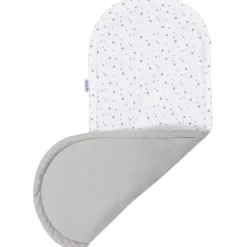 Materac do kokonu Comfort - Twinkle Stars i szary Velvet