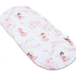 Materac do kokonu XXL - Little Fairy i Smokey Pink Soft Velvet