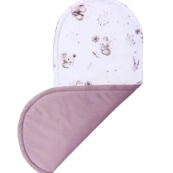 Materac do kokonu XXL - Lovely Mouse i Wrzosowy Soft Velvet