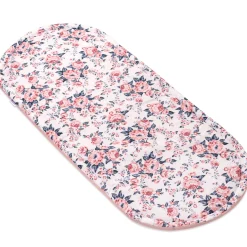 Materac do kokonu XXL - Roses i Smokey Pink Soft Velvet