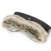 Mufka do wózka BLACK WINTER z futerkiem