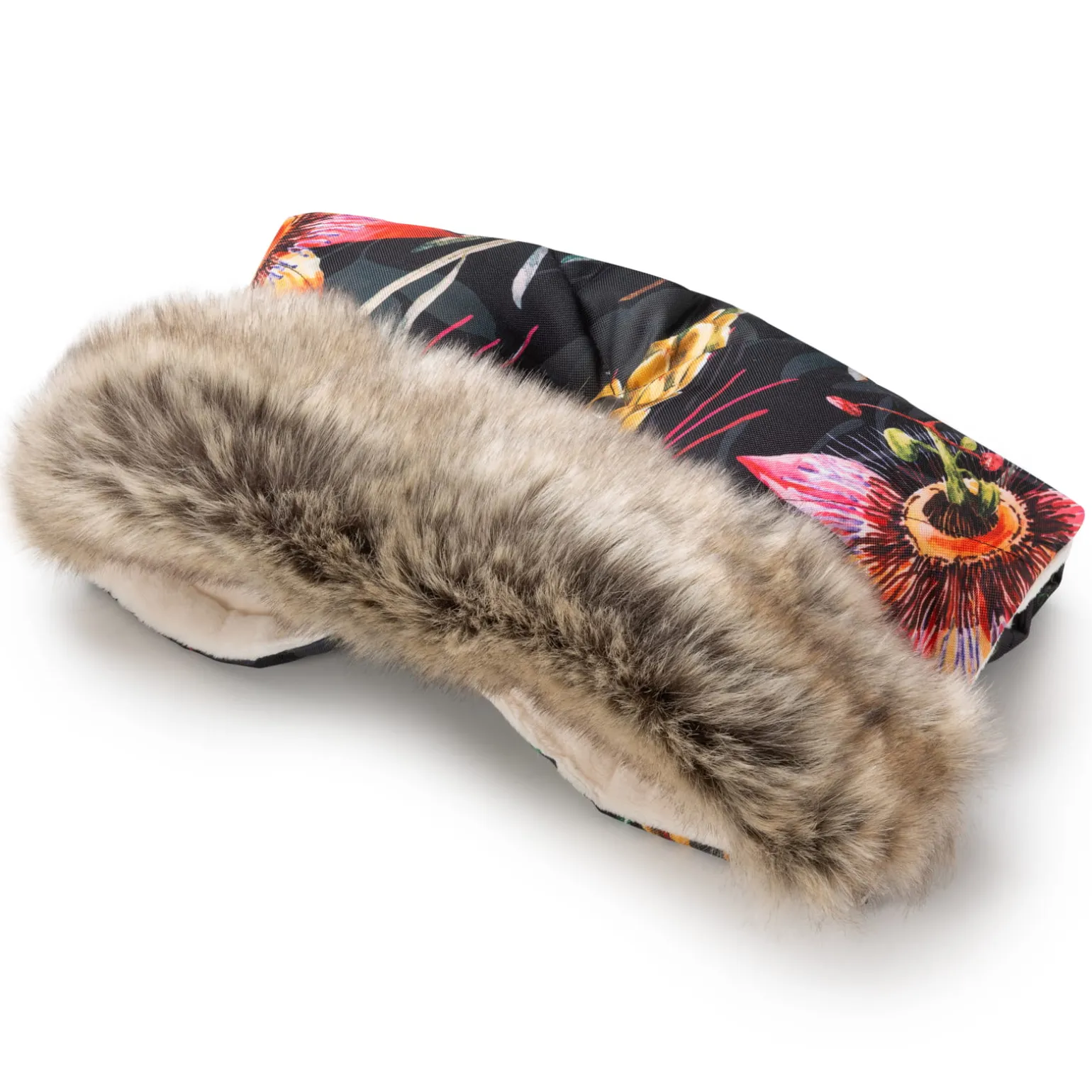Mufka do wózka HERBARIUM WINTER z futerkiem