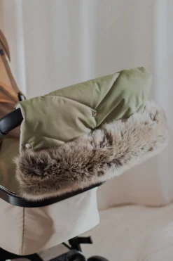 Mufka do wózka OLIVE WINTER z futerkiem