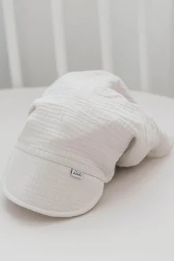 Muślinowa Chustka z daszkiem - Linen