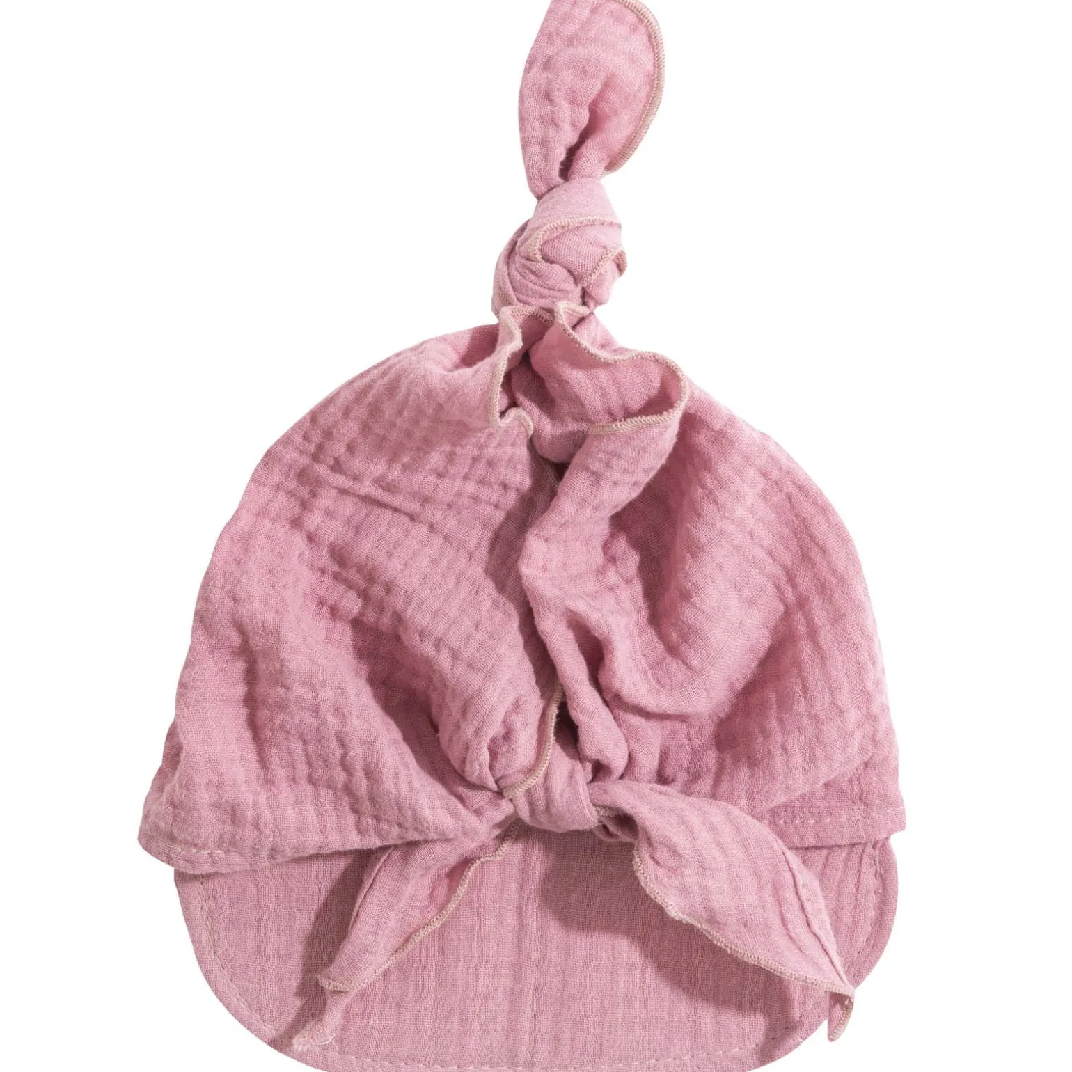 Muślinowa Chustka z daszkiem - Pink