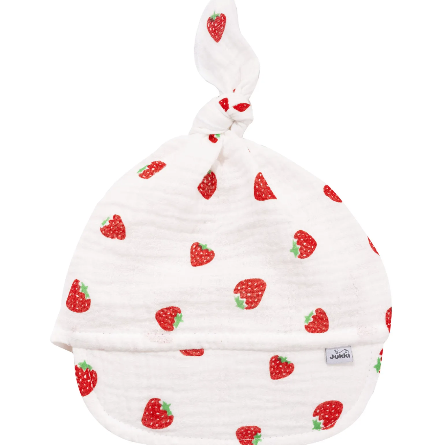 Muślinowa Chustka z daszkiem - Strawberries
