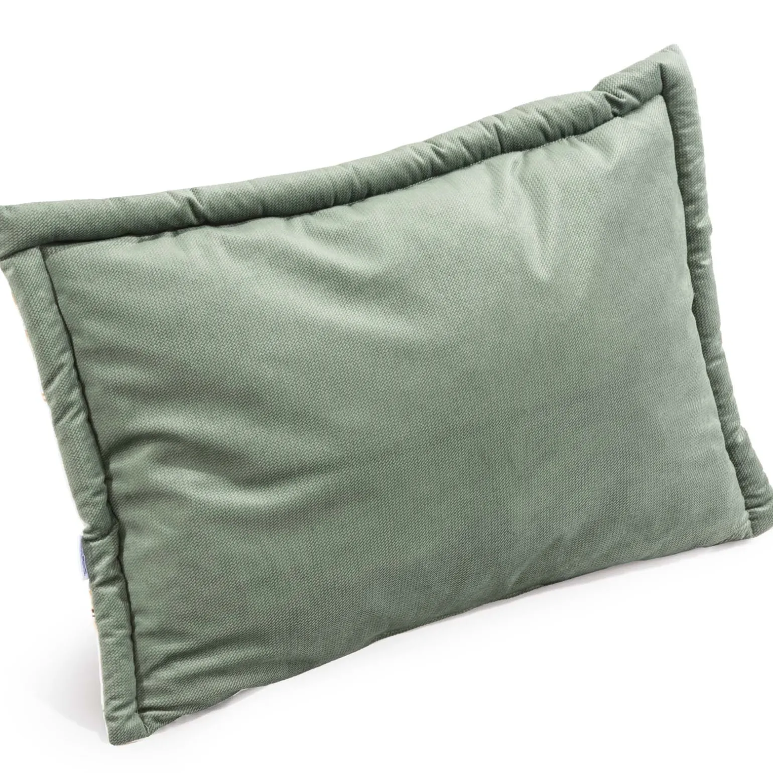 Muślinowa Pełna poduszka 40 x 60cm -Baby Safari i oliwkowy Velvet