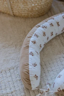 Muślinowa Poduszka ciążowa - Baby Bear i Toffee Soft Velvet