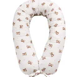 Muślinowa Poduszka ciążowa - Baby Bear i Toffee Soft Velvet
