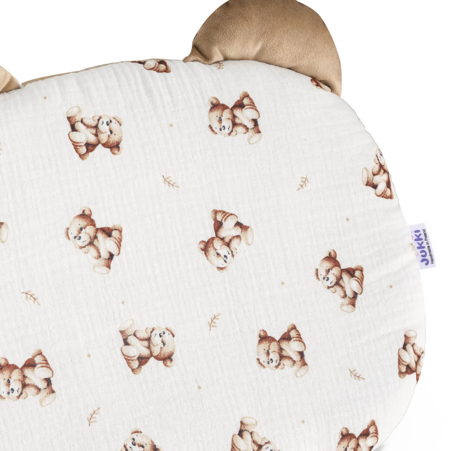 Muślinowa Poduszka MIŚ - Baby Bear i Toffee Soft Velvet