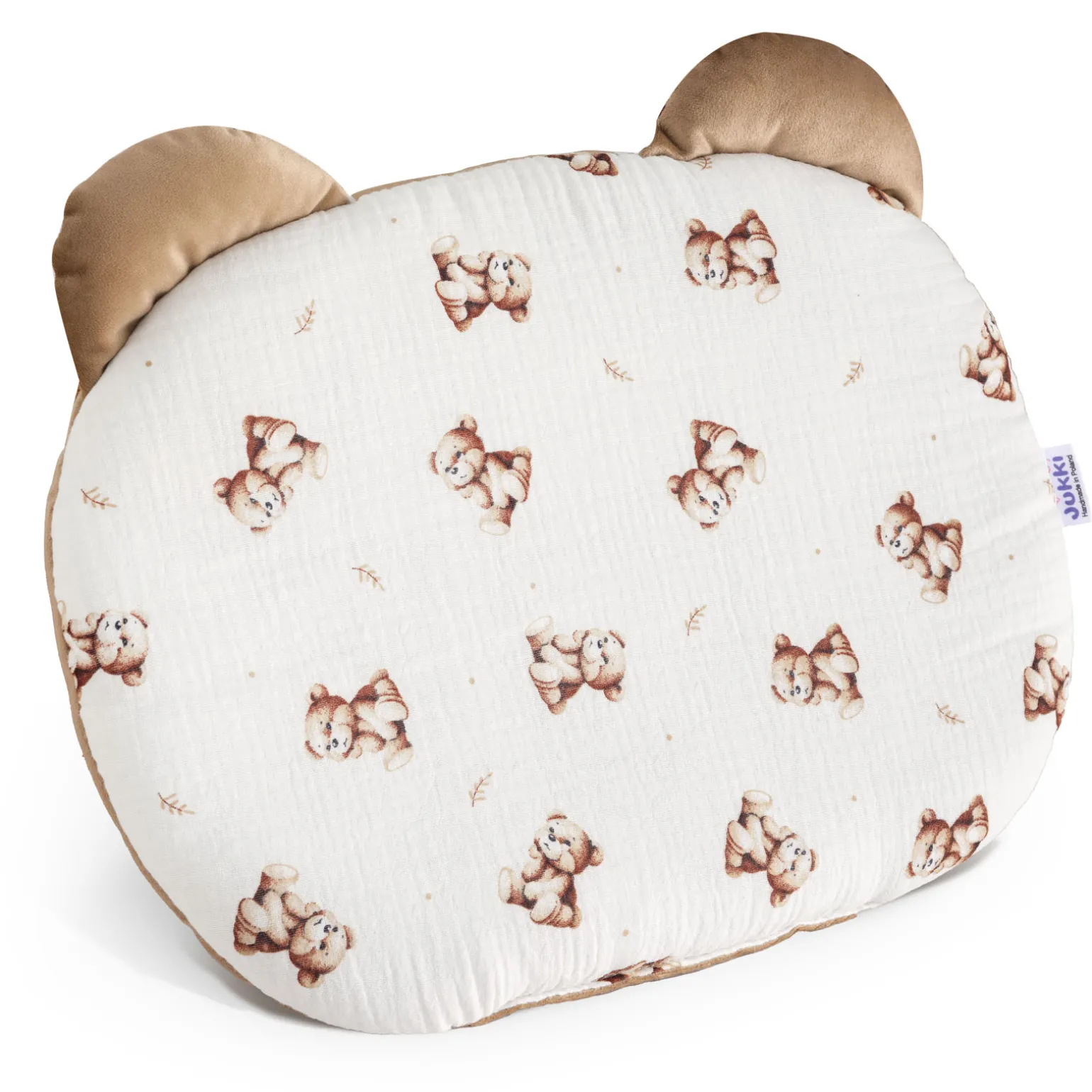 Muślinowa Poduszka MIŚ - Baby Bear i Toffee Soft Velvet
