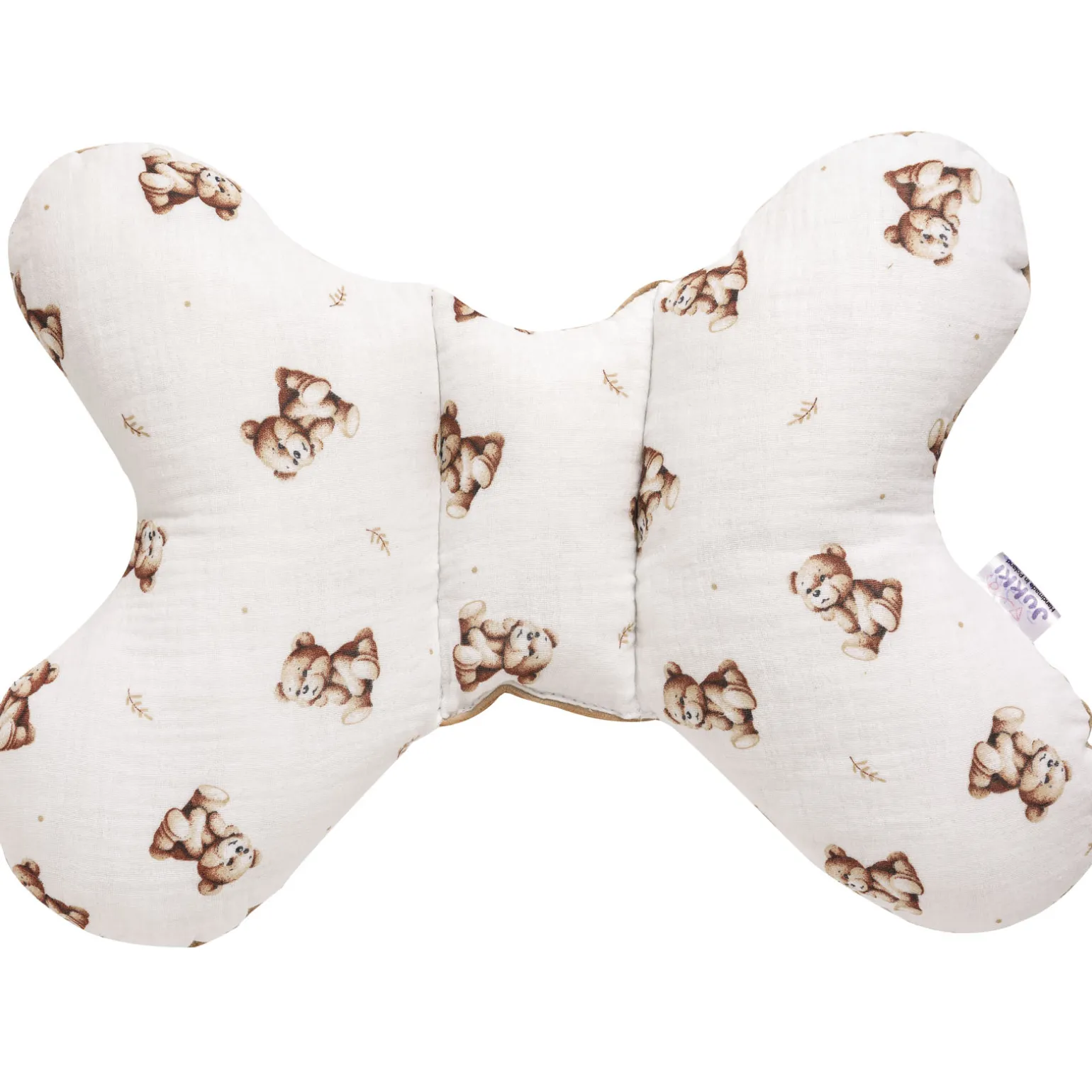 Muślinowa Poduszka motylek - Baby Bear i Toffee Soft Velvet
