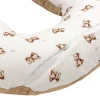 Muślinowa Poduszka rogal + zdejmowana poszewka - Baby Bear i Toffee Soft Velvet