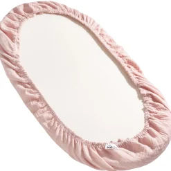 Muślinowe prześcieradło z gumką do GONDOLI i KOŁYSKI 80 x 40 cm - Pink