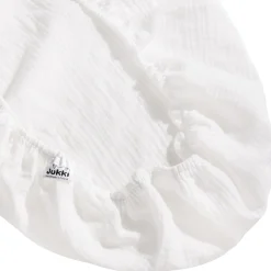 Muślinowe prześcieradło z gumką do GONDOLI i KOŁYSKI 80 x 40 cm - White