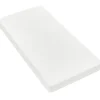 Muślinowe prześcieradło z gumką do łóżeczka 120x60cm - White