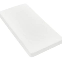 Muślinowe prześcieradło z gumką do łóżeczka 120x60cm - White