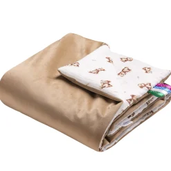Muślinowy Kocyk dziecięcy 75x100cm - Baby Bear i Toffee Soft Velvet