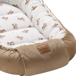 Muślinowy Kokon Comfort - Baby Bear i Toffee Soft Velvet