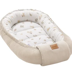 Muślinowy Kokon Comfort - Golden Meadow i Ecru Velvet