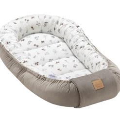 Muślinowy Kokon Comfort - Simply Nature i Latte Velvet