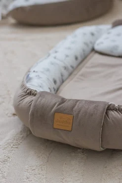 Muślinowy Kokon Comfort - Simply Nature i Latte Velvet