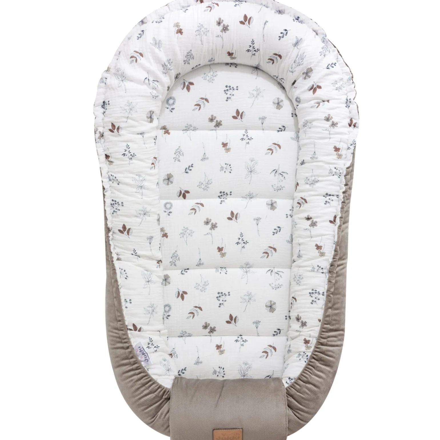 Muślinowy Kokon Comfort - Simply Nature i Latte Velvet